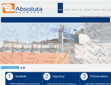 Tablet Screenshot of absolutamudancas.com.br